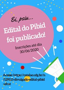 PIBID 2020 PIBID 2020