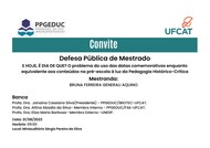 Defesa de Dissertação Bruna Ferreira Generali Aquino