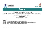 Defesa de Dissertação Priscila Gervasio