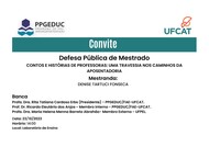 CONVITE DE DEFESA DENISE TARTUCI FONSECA