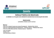 DEFESA DE DISSERTAÇÃO LEONARDO PEREIRA SANTA CECÍLIA