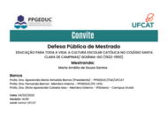 Defesa de Dissertação Maria Amélia de Souza Santos
