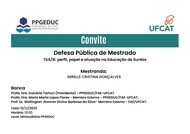 DEFESA DE DISSERTAÇÃO MIRELLE CRISTINA GONÇALVES