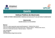DEFESA DE DISSERTAÇÃO NAIANE ANGÉLICA ALVES BORGES