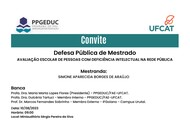 DEFESA DE DISSERTAÇÃO