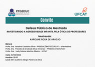 DEFESA DE DISSERTAÇAO KAROLINE