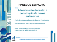 PPGEDUC em pauta