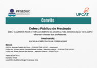 Defesa de Dissertação Rafaela Aparecida Silva Ferreira Diniz