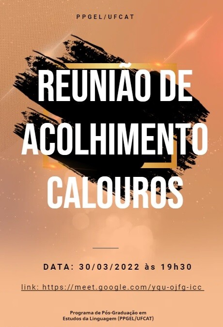 reunião calouros