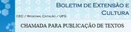 CHAMADA PARA PUBLICAÇÃO DE TEXTO