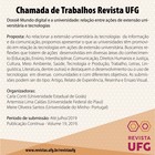 PUBLICAÇÃO PARA CHAMADA DE TRABALHOS