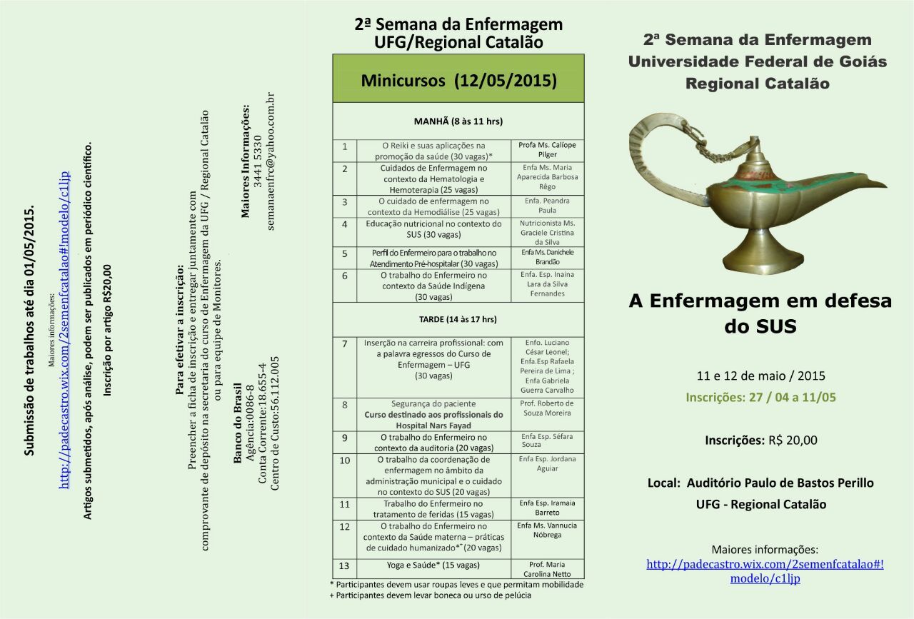 2 ª semana da enfermagem 