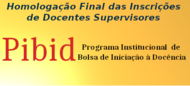 Homologação Final das Inscrições dos Docentes Supervisores Edital 02/2020