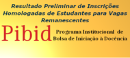 Resultado Preliminar de Inscrições Homologadas de Estudantes para Vagas Remanescentes