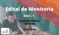 Edital nº 04/2023 - Monitoria 2023-1