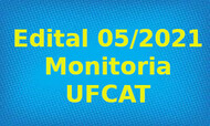 Edital 05/2021 Monitoria