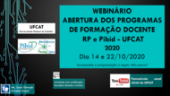 Webnario PIBID e RP