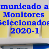 Comunicado_Monitores_Selecionados_2020-1 Comunicado_Monitores_Selecionados_2020-1