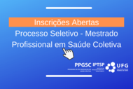 Inscrições abertas - PPGSC