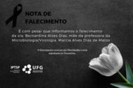 Nota de Falecimento - Bernardina
