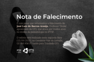 Nota de Falecimento - Prof. José Luiz