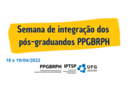 semana de integração pos graduandos.