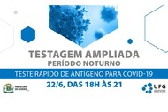 testes rápidos no período noturno