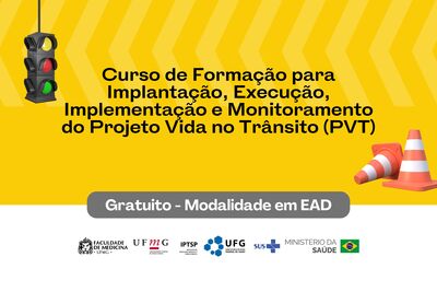 Curso de Formação do Projeto Vida no Trânsito são prorrogadas