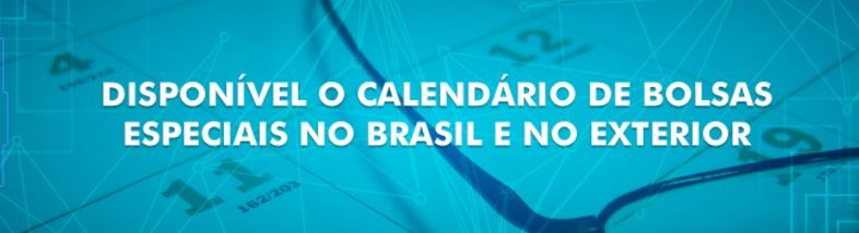 Calendário de Bolsas Especiais 2017 CNPq IPTSP