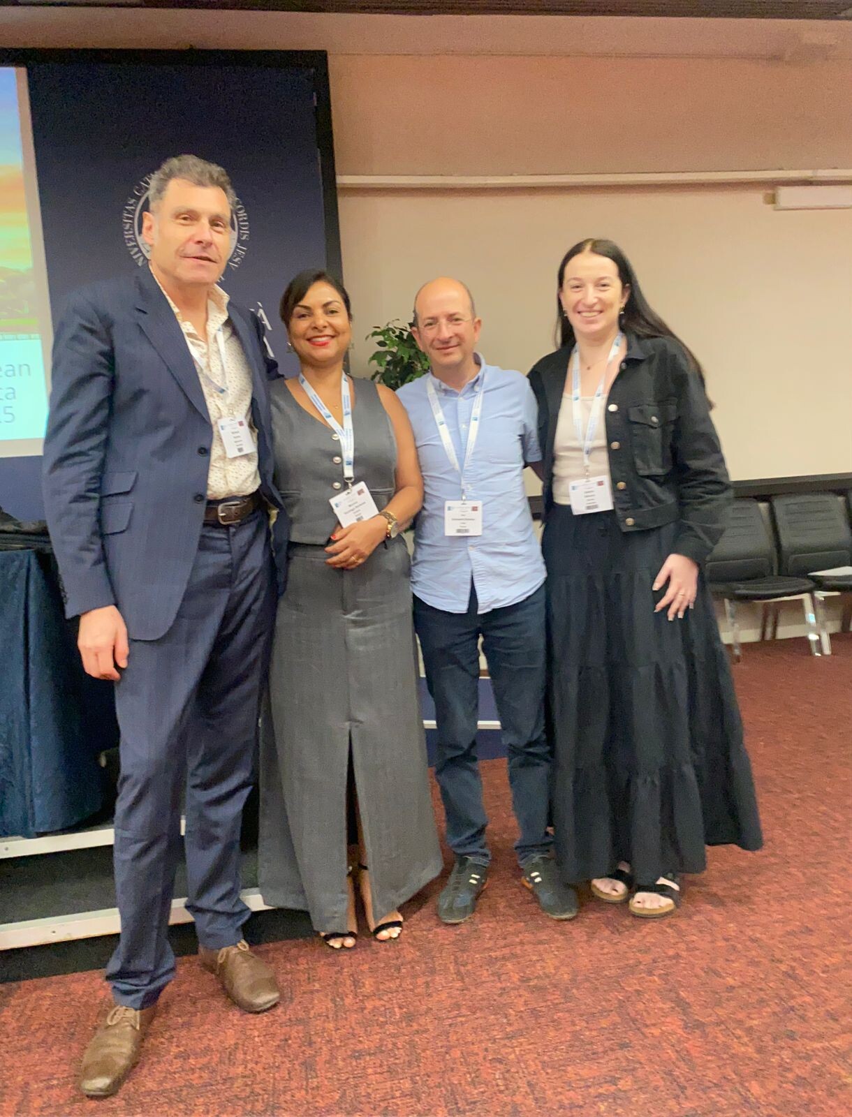 Docente com o Papa Leão XIV