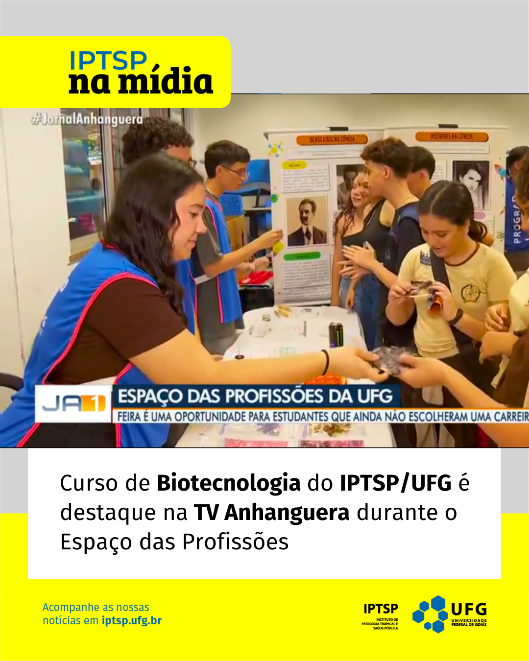 IPTSP NA MIDIA - Espaço das profissões1