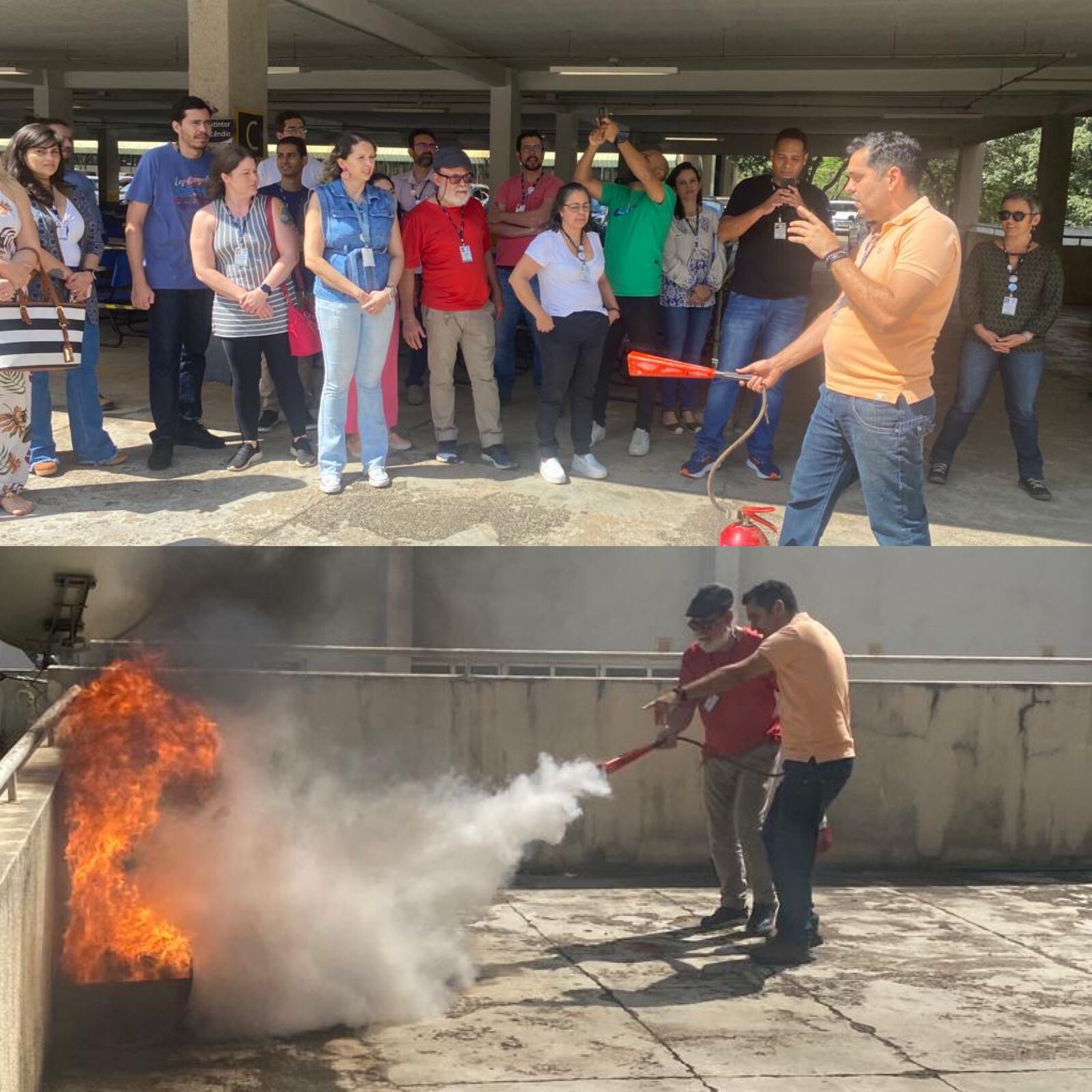 combate ao incêndio