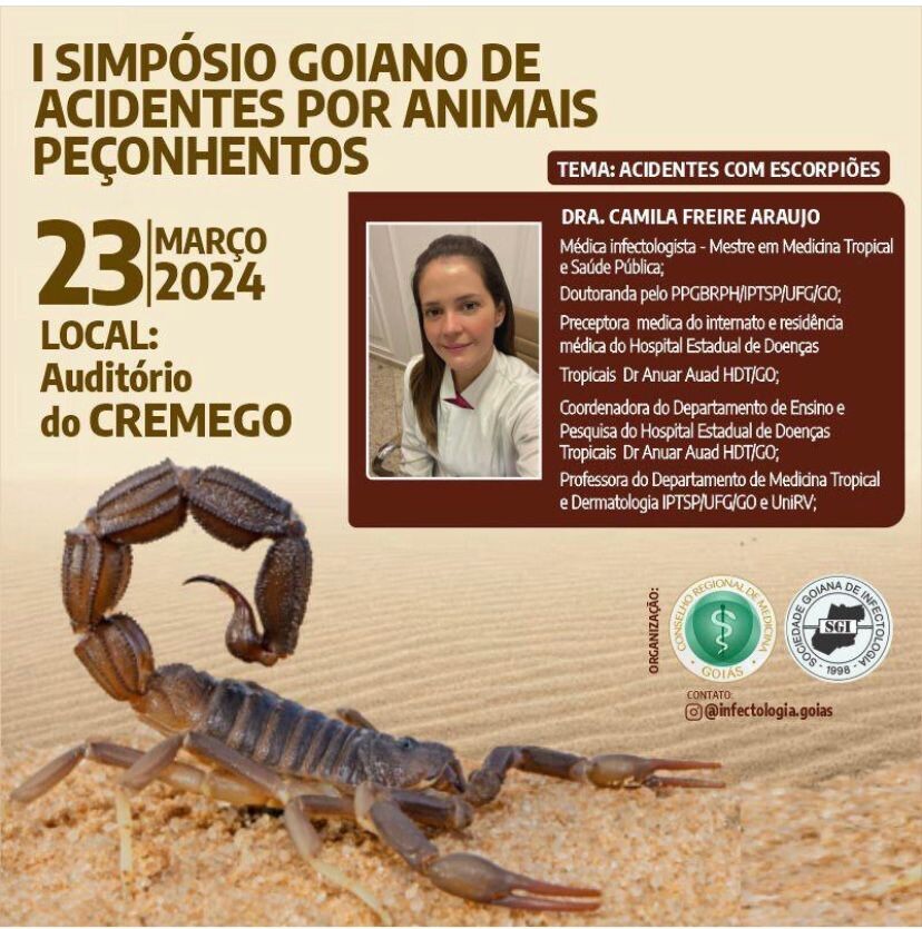 acidentes com escorpião 