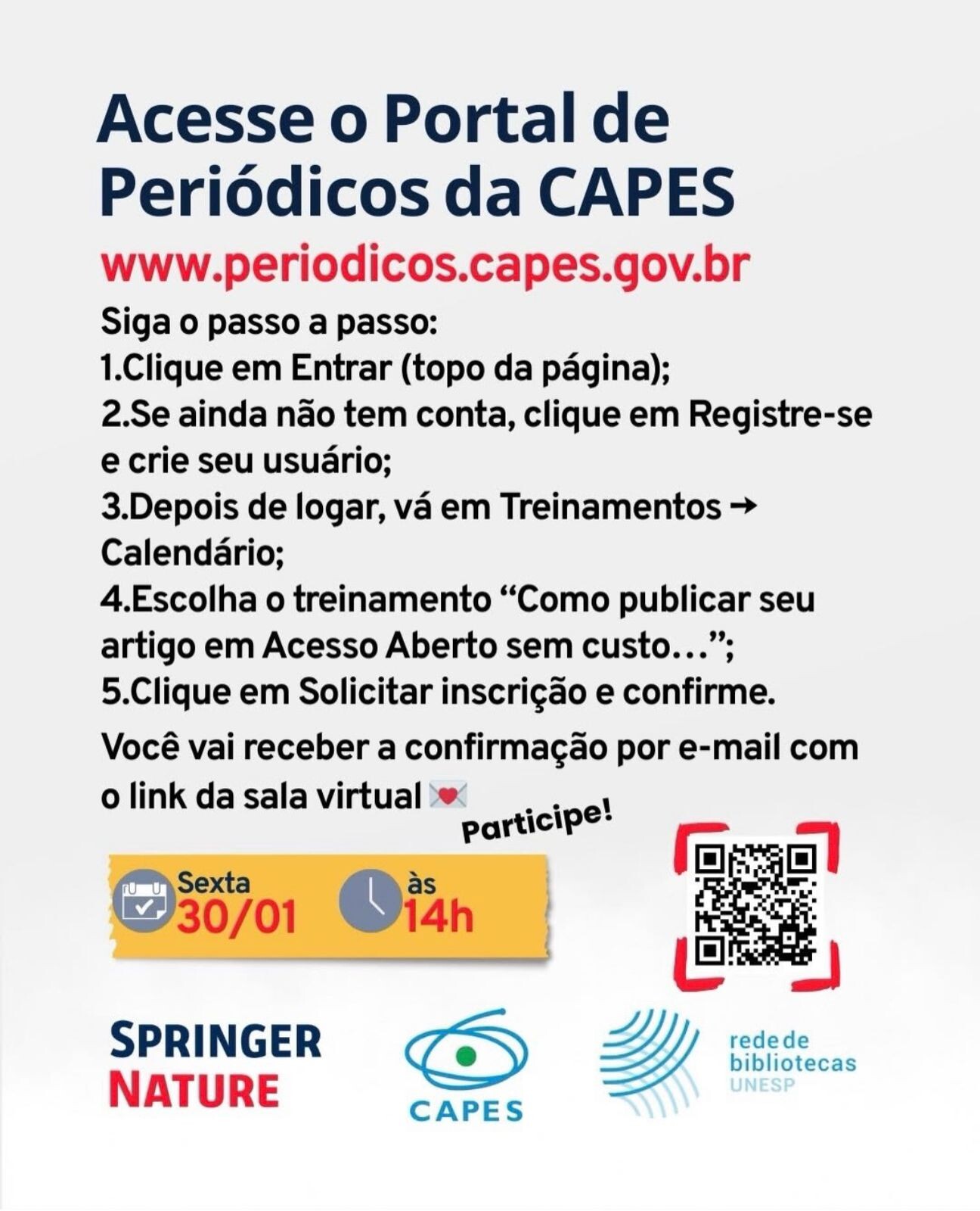 passo a passo curso capes