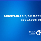 Disciplinas ou módulos isolados 2026 2