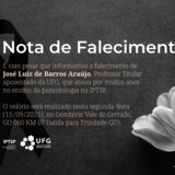 Nota de Falecimento - Prof. José Luiz