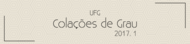 Colações de grau 2017-1 Colações de grau 2017-1