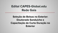 Bolsas Capes Global
