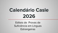 Calendario Casle 2026