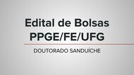 Edital de Bolsas 