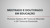 mestrado e doutorado 2026