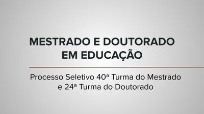 mestrado e doutorado 2026