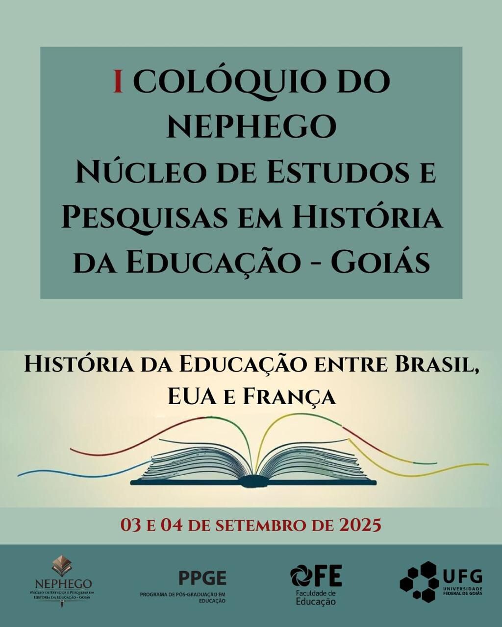 I colóquio nephego - CAPA
