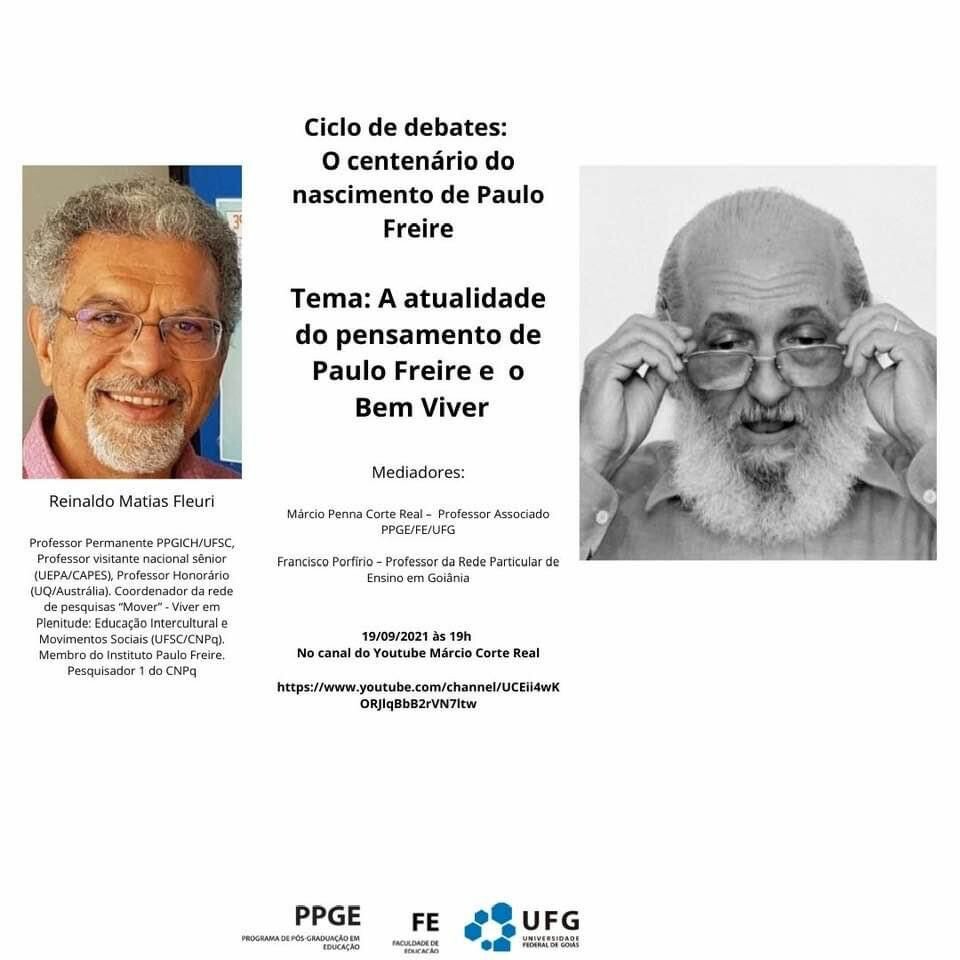 Ciclo de Debates: O centenário do nascimento de Paulo Freire