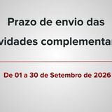 Atividades complementares setembro 2026