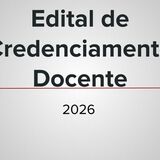 Imagem Edital de credenciamento docente