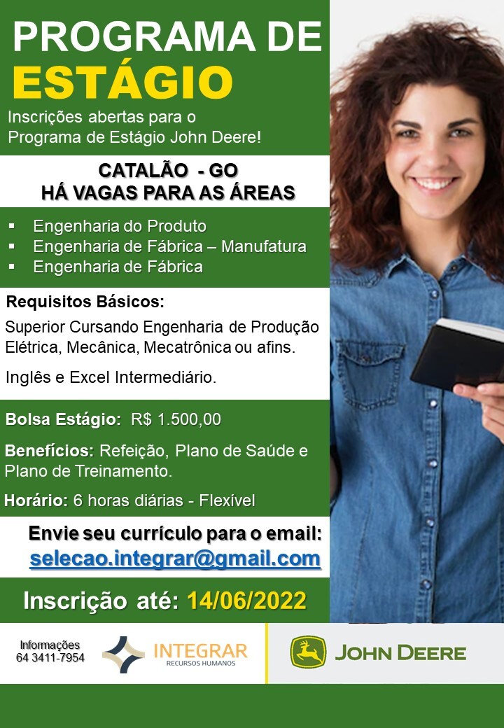 Programa de Estágio John Deere