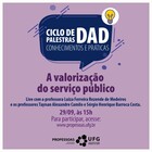 Card valorização do serviço público Card valorização do serviço público
