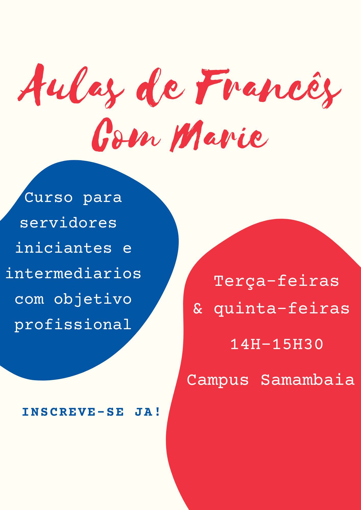 Capacitação em Língua Francesa - Nível iniciante