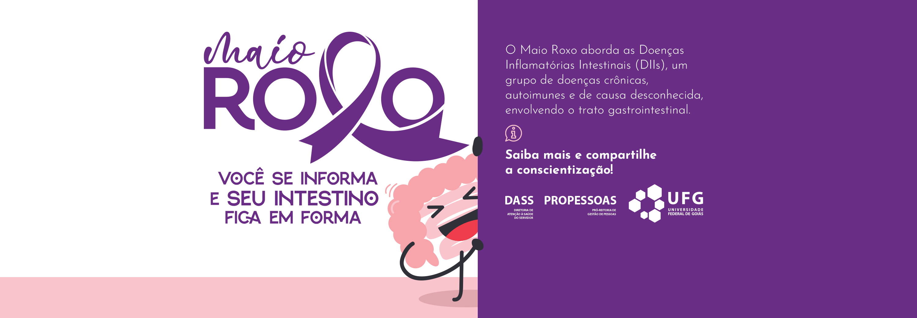 BANNER - Campanha de conscientização de doenças inflamatórias intestinais